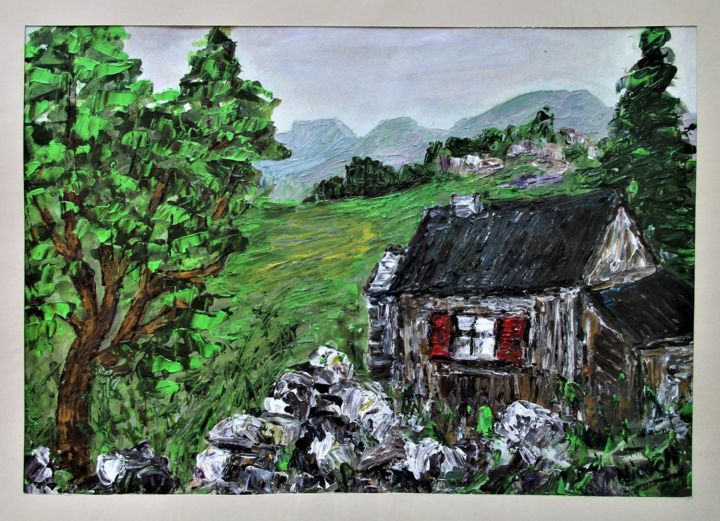 Peinture intitulée "Sans Titre 13" par Nicodi, Œuvre d'art originale, Acrylique