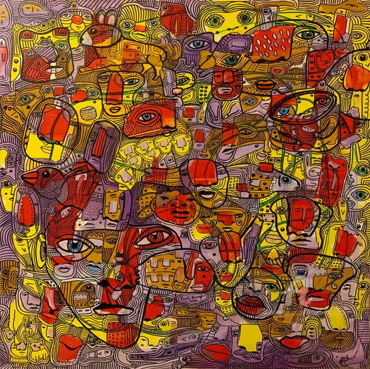 绘画,  39.4x39.4 in 