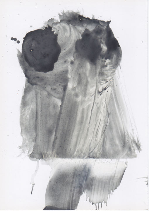 Pittura intitolato "Gestures 09" da Raffaele Iannone, Opera d'arte originale, pigmenti
