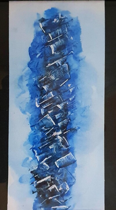 Painting titled "Diffraction 3" by Alain V, Original Artwork, Acrylic