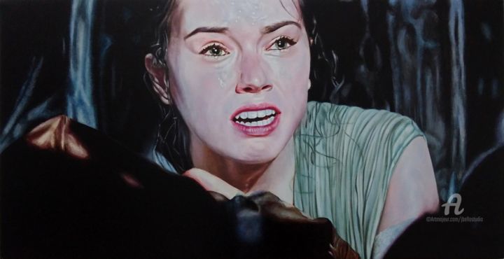 Between Light And Darkness 绘画, 12.2x23.6 in