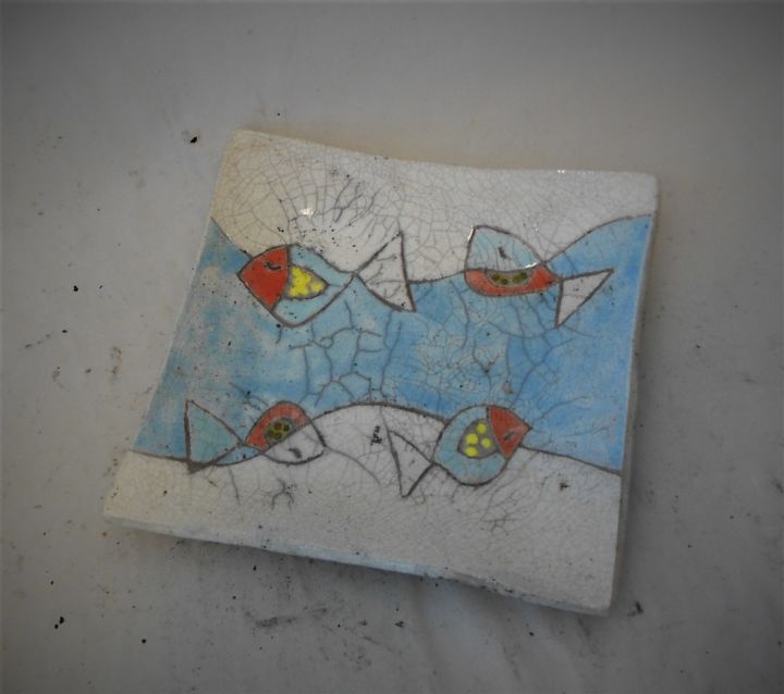 Assiette poisson 15 cm 设计, 0.8x5.9 in