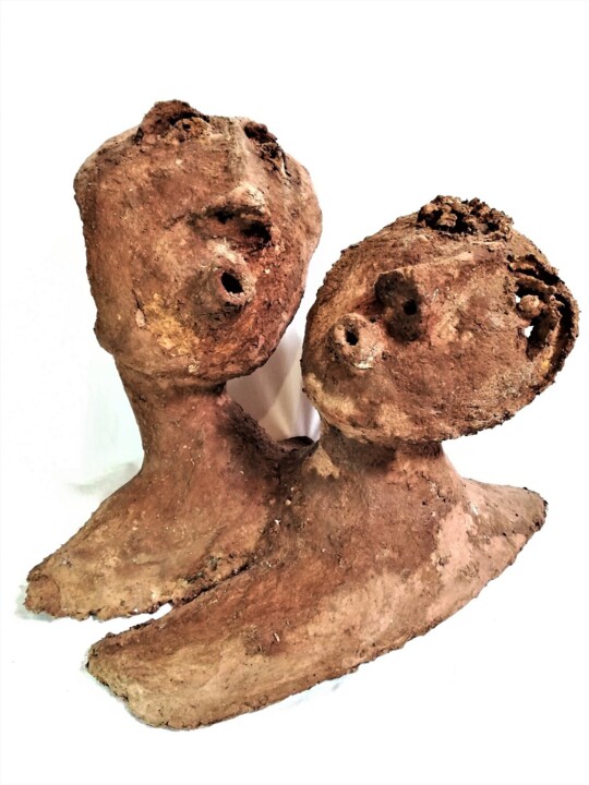 Le baiser 雕塑, 13.4x17.3 in