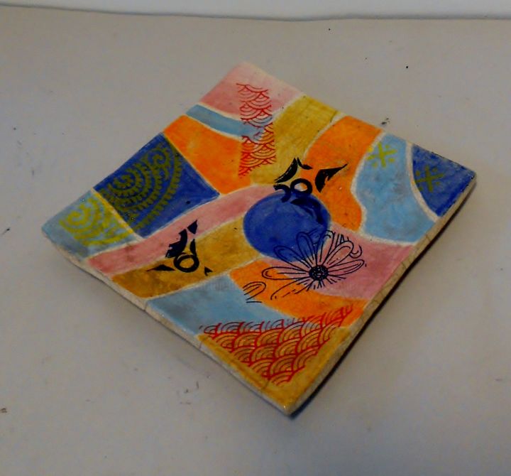 assiette abstraite 15 cm 设计, 0.8x5.9 in