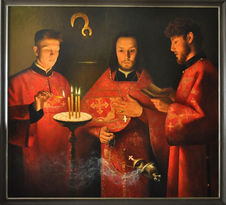 Молитва Peinture, 39,4x43,3 in
