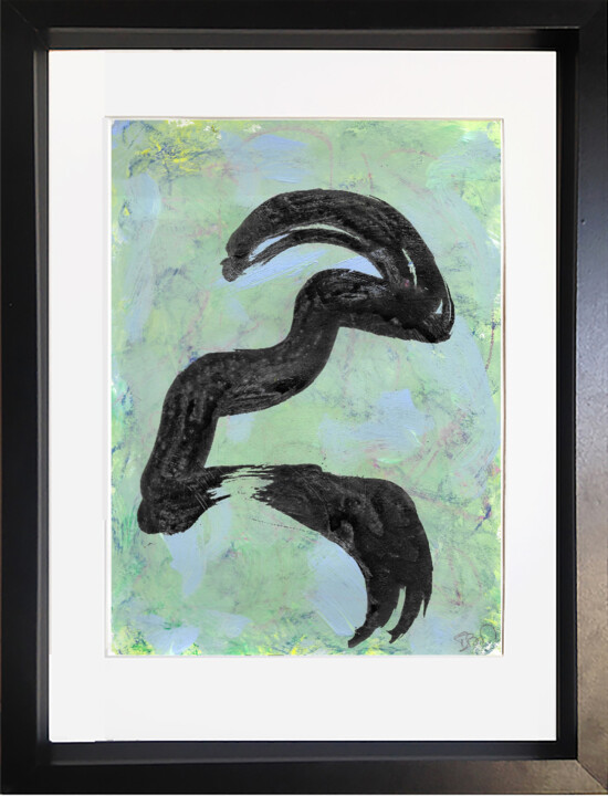 Peinture intitulée "320) Expérimentation" par Isis Bi M, Œuvre d'art originale, Acrylique