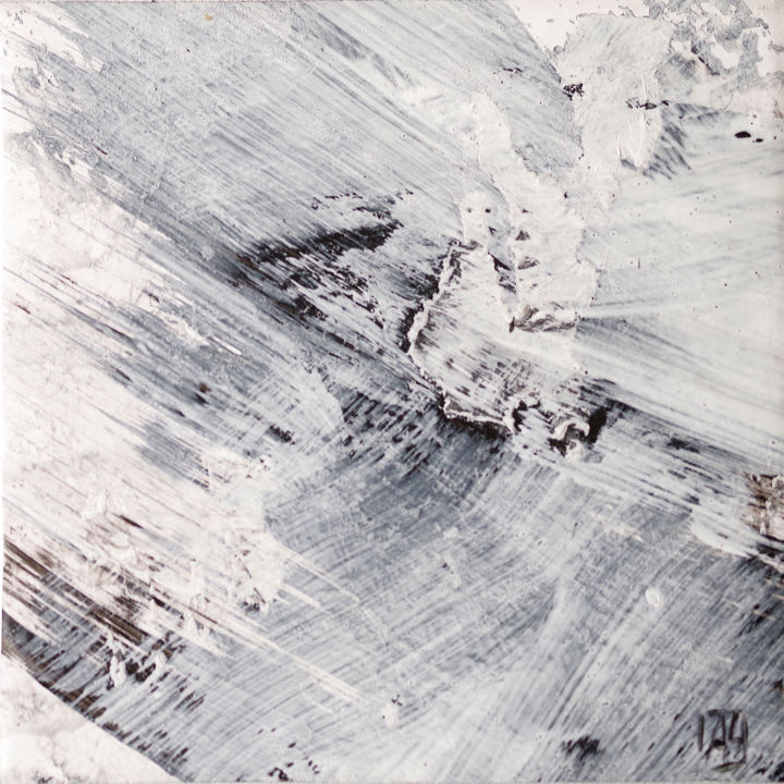 Forces Telluriques 25 绘画, 5.9x5.9 in