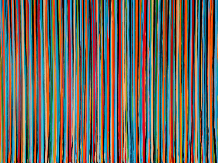 Painting titled "The Emotional Creat…" by Carla Sá Fernandes, Original Artwork, Acrylic Mounted on Wood Stretcher frame