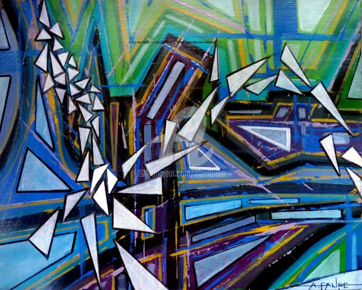 VOL LIBRE 绘画, 13x16.1 in