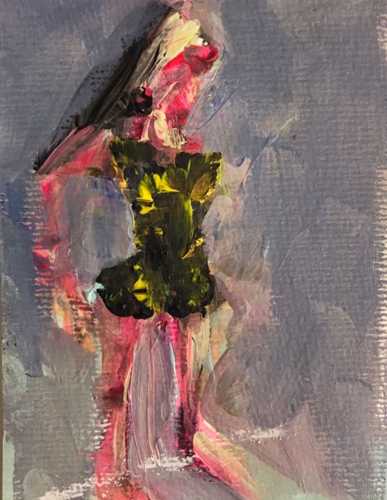 绘画,  5.8x3.9 in 