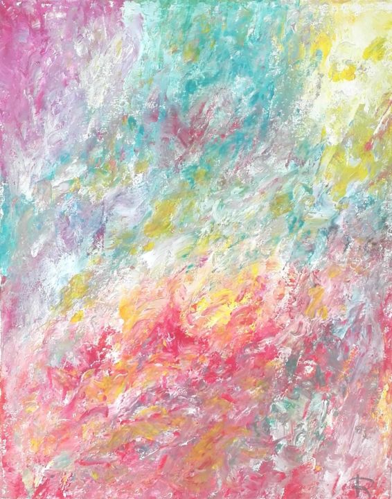 Peinture intitulée "Confrontation" par Renaud Angerville-Langlois, Œuvre d'art originale, Acrylique