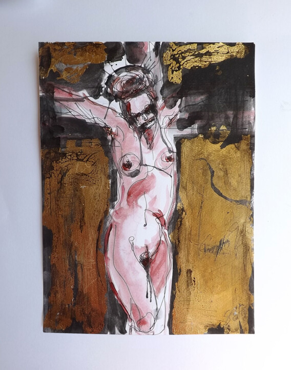 Crucifixio #1 图画, 9.5x7.1 in