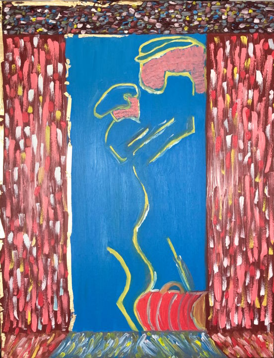 绘画,  35.4x27.6 in 