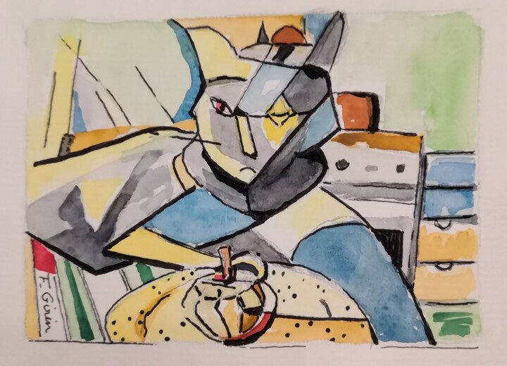 Picacha 绘画, 5.1x7.1 in