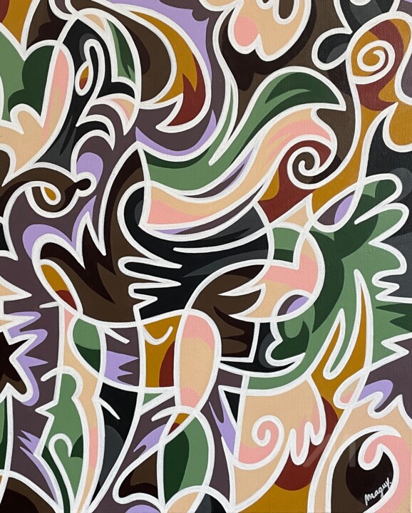 Savana III 绘画, 23.6x23.6 in