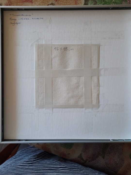 Arrière de l'œuvre