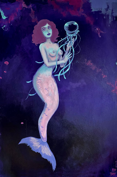 adele - sirene 绘画, 47.2x31.5 in