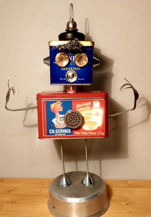 Sculpture titled "FUCK OFF !" by Catherine Delaforge (KTY95), Original Artwork, Aluminium