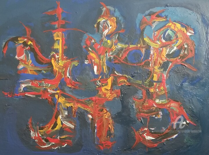 Disconnection 绘画, 18x24 in