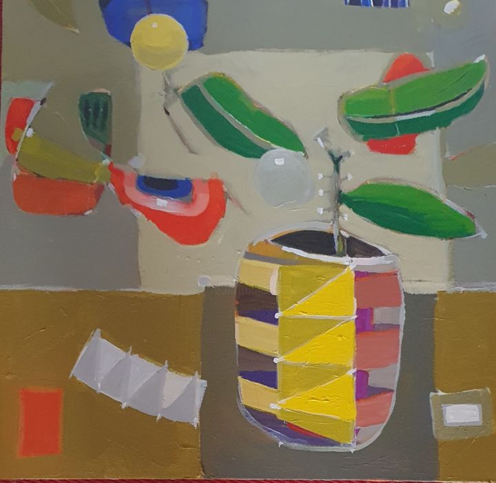 Malerei mit dem Titel "conemara lovesong" von Brendan Walsh, Original-Kunstwerk, Acryl