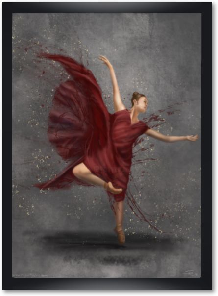 Arts numériques intitulée "Dance With Me" par Sara-Rahel Roulet, Œuvre d'art originale, Peinture numérique