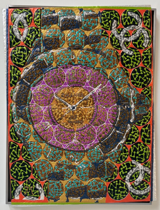 Peinture intitulée "DOUCEUR / SCULPTURE…" par Marjinal Artiste Peintre Décalé Français, Œuvre d'art originale, Acrylique