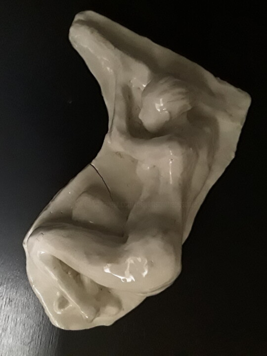 Sculpture intitulée "L'endormie" par Marie Pascale Martins, Œuvre d'art originale, Céramique