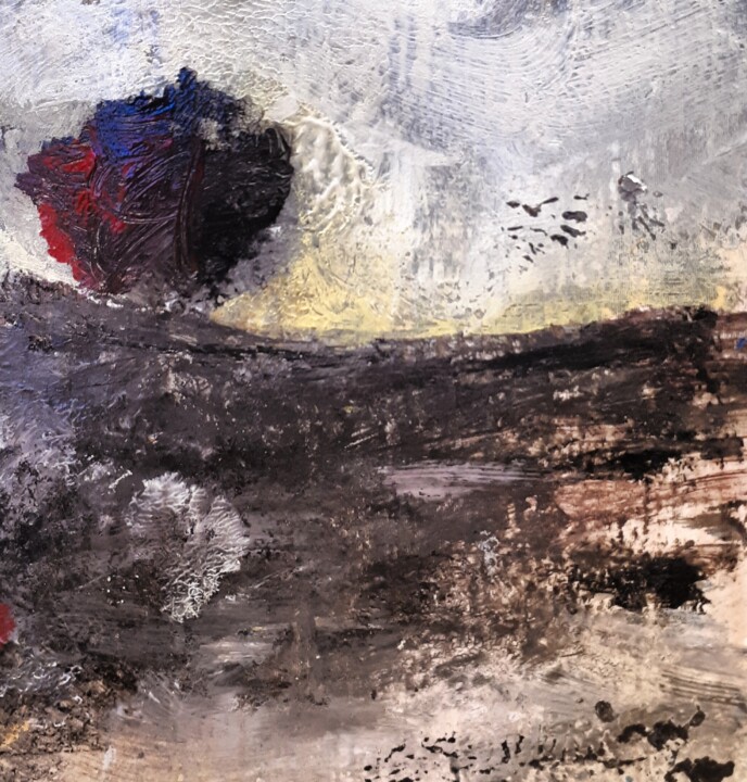 " Arbre sang 5 " 绘画, 3.2x3.2 in