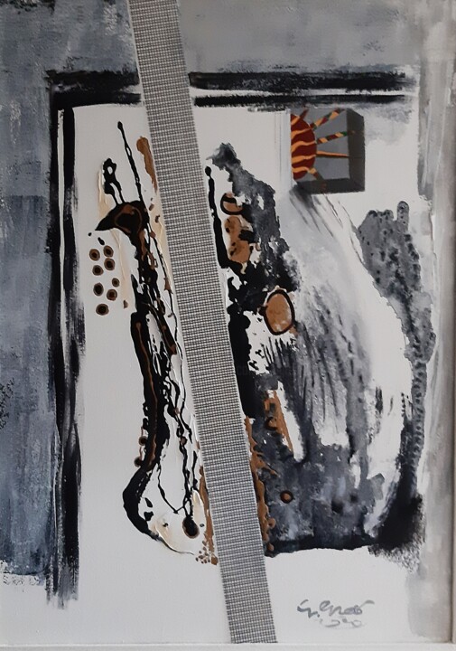 Assedi anacronistici##1 绘画, 27.2x19.7 in