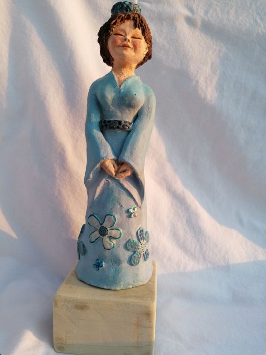 La femme au chapeau 雕塑, 10.2x3.2 in