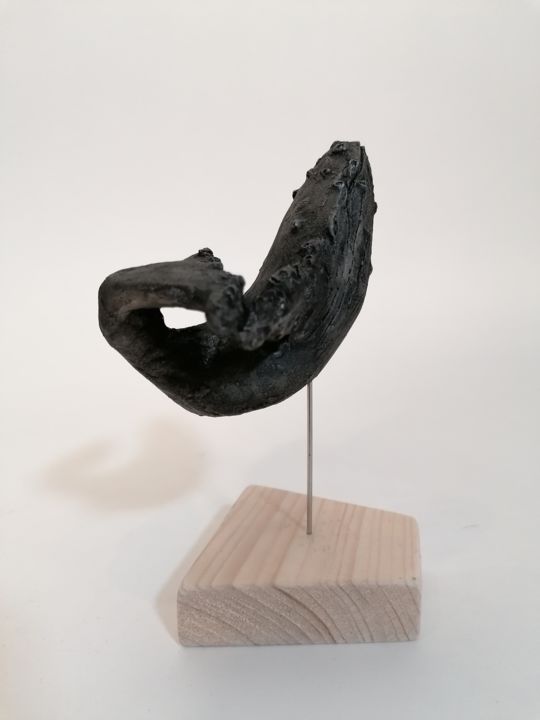Baleine hors d'eau 雕塑, 6.7x4.5 in