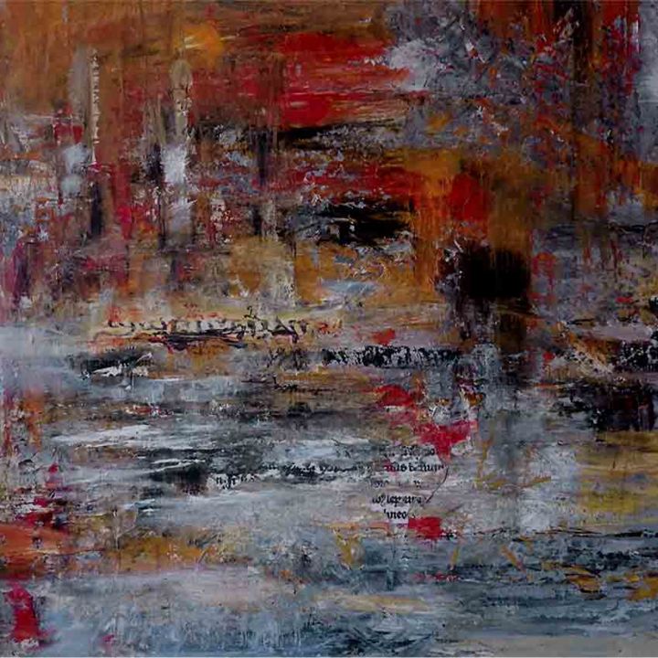 Painting titled "" Glimpse"" by François Nicosia, Original Artwork, Acrylic