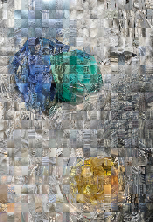 Photographie intitulée "Sodade 5/7" par Mélina Bismuth, Œuvre d'art originale, Photographie numérique Monté sur Aluminium
