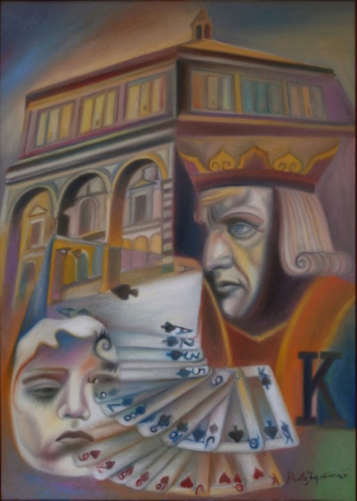 VIGIL OF SAINT JOHN 绘画, 27.6x19.7 in