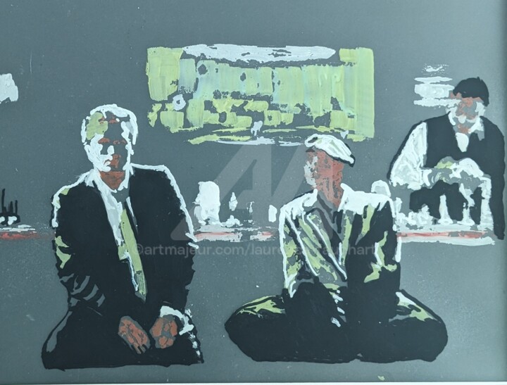 hollywood bar 图画, 11.8x15.8 in