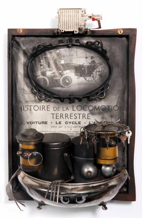 Sculpture titled "Family Affaire" by Branimir Misic, Original Artwork, Metals