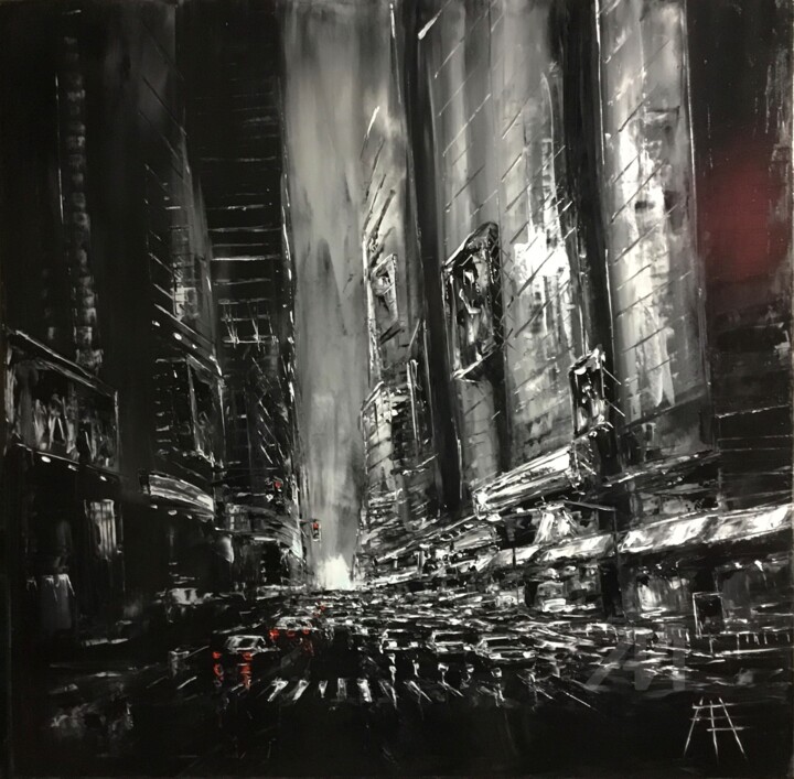 Contre jours 绘画, 31.5x31.5 in