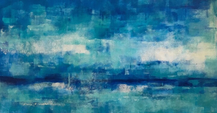 Painting titled "Avant la tempête" by Dam Domido, Original Artwork, Acrylic