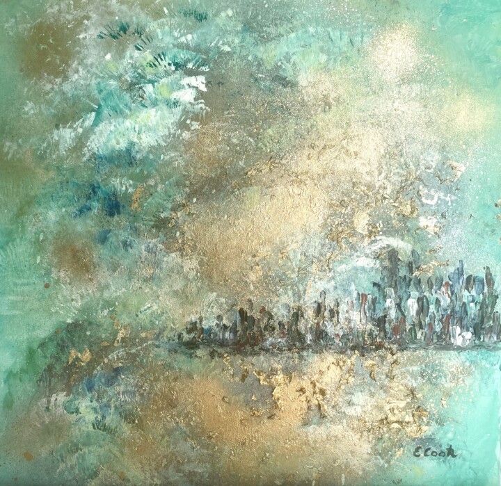 Pintura titulada "Evening of Golden M…" por Elisa Cook Benbassat Bassat, Obra de arte original, Acrílico