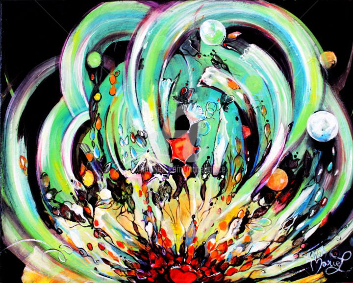 Enchantement 绘画, 15.8x19.7 in