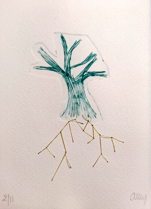 Arbre Printmaking, 7.1x5.1 in