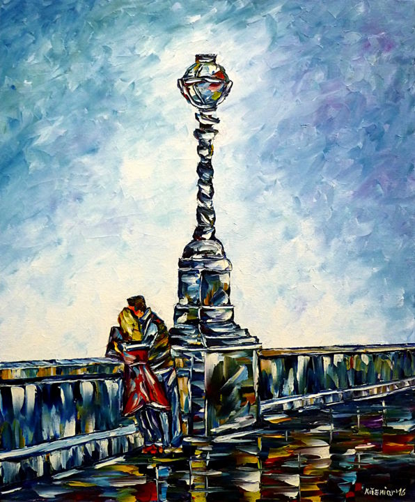 London im Nebel 绘画, 23.6x19.7 in