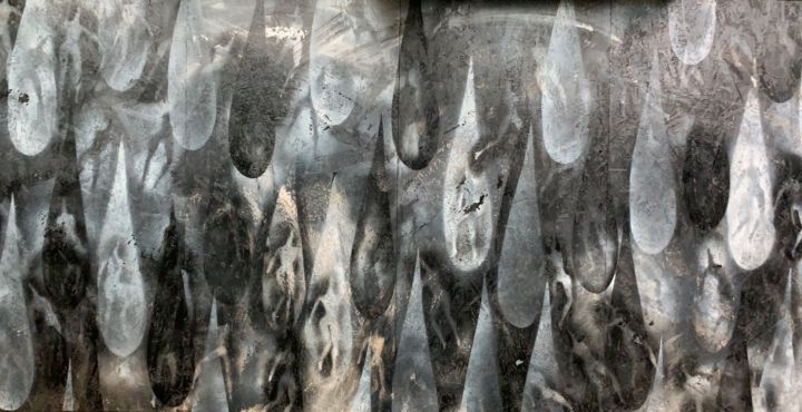 Factory 3 绘画, 49.2x98.4 in