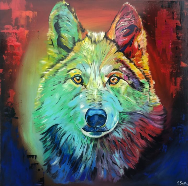 绘画,  35.4x35.4 in 