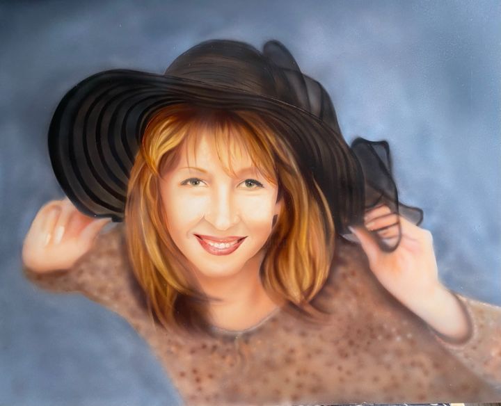 A portrait of Valentina 绘画, 19.7x23.6 in