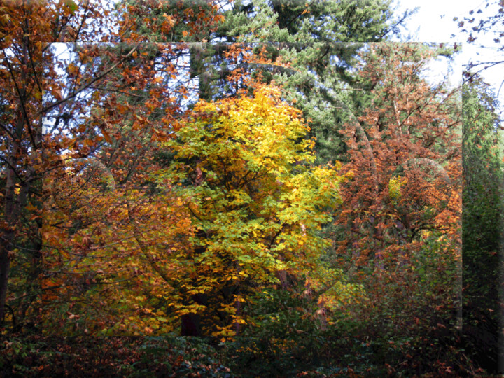 Photography titled "Autumn View 9" by Ken Grzesik, Original Artwork, Manipulated Photography
