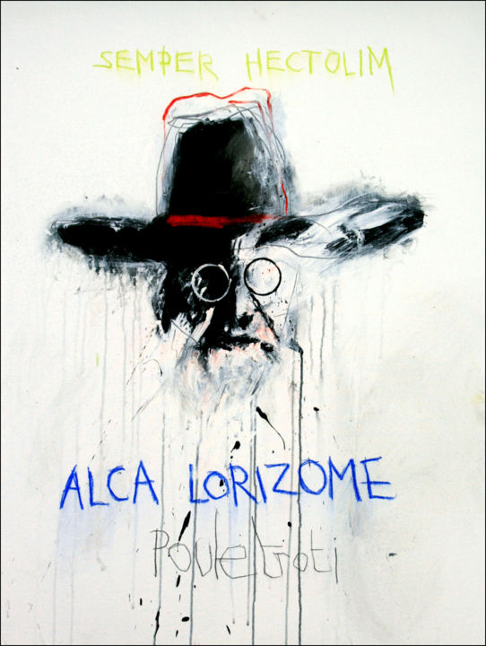 VARIATION FREUD ALCA LORIZOME 绘画, 47.2x35.4 in