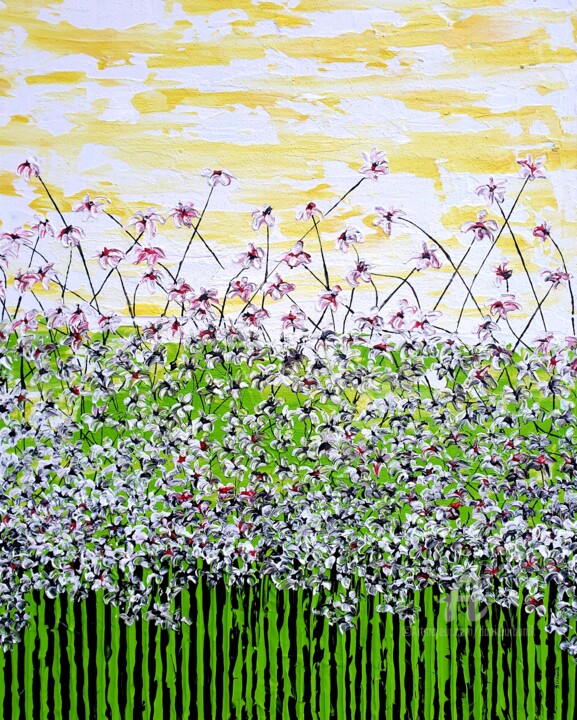Daisy magic meadow 绘画, 19.7x15.8 in