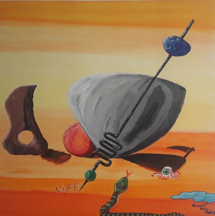 Never End 绘画, 19.7x19.7 in