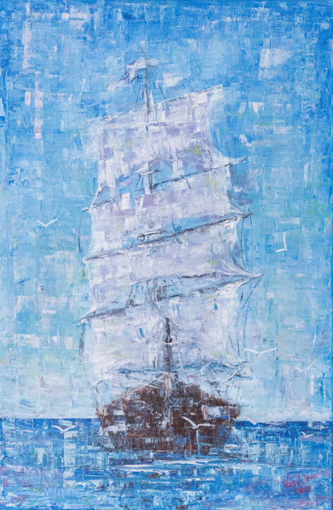 Return Home 绘画, 23.6x15.8 in